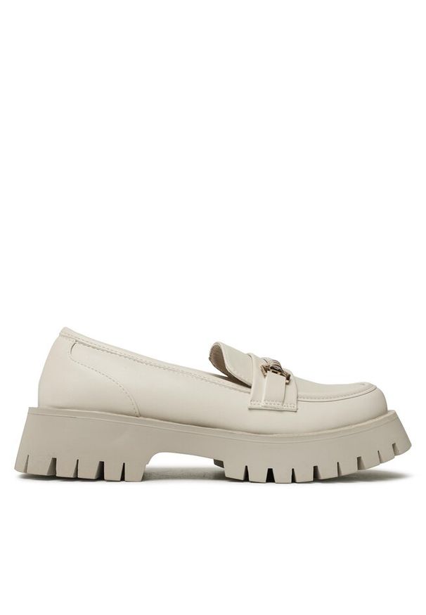 Loafersy DeeZee. Kolor: beżowy