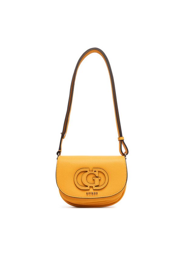 Guess Torebka Calebra Mini HWBG95 36780 Żółty. Kolor: żółty. Materiał: skórzane