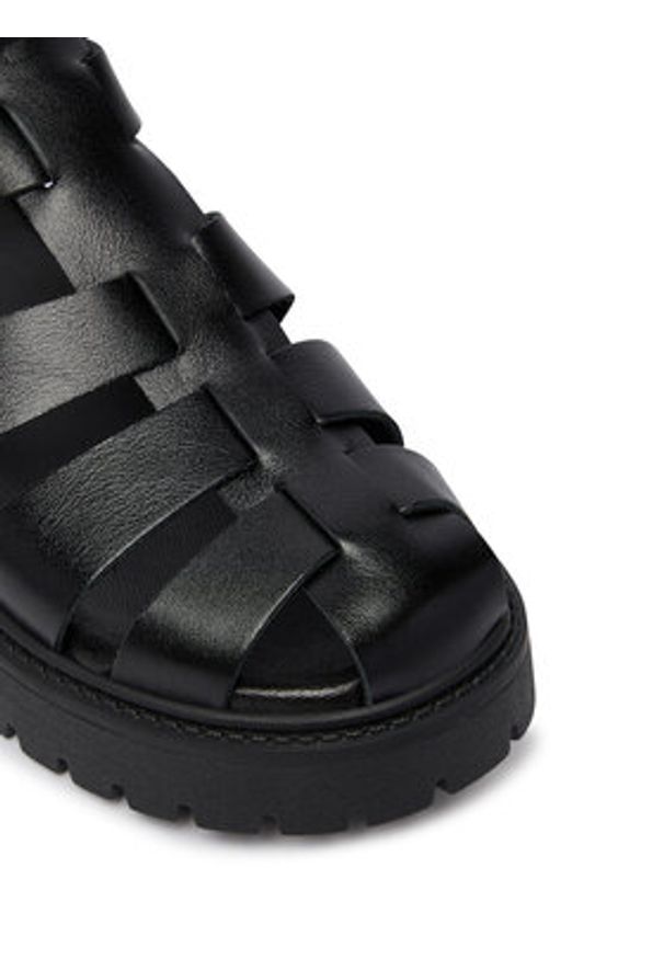 Timberland Sandały Stone Street TB0A5S65W021 Czarny. Kolor: czarny. Materiał: skóra. Styl: street