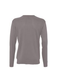 SOL'S - Sweter Męski Galaxy Z Dekoltem V. Kolor: szary
