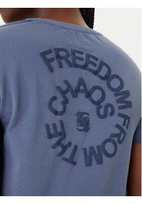 Quiksilver T-Shirt Lintah EQWZT03193 Niebieski Regular Fit. Kolor: niebieski. Materiał: bawełna #6
