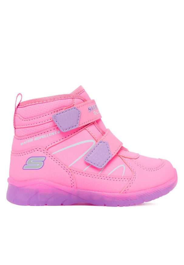 skechers - Śniegowce Skechers. Kolor: różowy