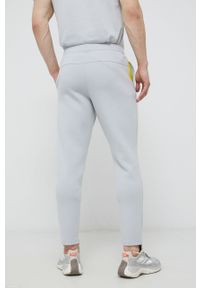 Calvin Klein Performance Spodnie męskie kolor szary gładkie. Kolor: szary. Materiał: dzianina. Wzór: gładki