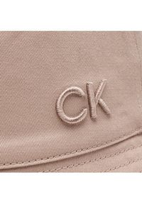 Calvin Klein Bucket K60K611998 Beżowy. Kolor: beżowy. Materiał: materiał