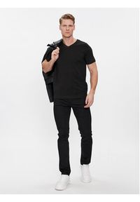 Karl Lagerfeld - KARL LAGERFELD Komplet 2 t-shirtów 765001 500298 Czarny Slim Fit. Typ kołnierza: dekolt w karo. Kolor: czarny. Materiał: bawełna #5