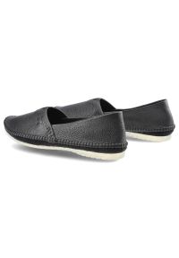 Czarne Baleriny Maciejka Damskie Skórzane Buty. Okazja: na co dzień. Kolor: czarny. Materiał: skóra. Szerokość cholewki: normalna. Styl: casual, klasyczny, elegancki #9