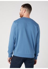 Wrangler - WRANGLER SEASONAL CREW MĘSKA BLUZA NIEROZPINANA LOGO CAPTAINS BLUE 112341198