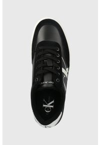 Calvin Klein Jeans sneakersy skórzane CLASSIC CUPSOLE LACEUP MIX LTH kolor czarny YM0YM00713. Nosek buta: okrągły. Zapięcie: sznurówki. Kolor: czarny. Materiał: skóra #5