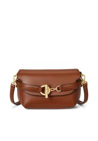Lauren Ralph Lauren - LAUREN RALPH LAUREN Torebka 431P04297002 Brązowy. Kolor: brązowy. Materiał: skórzane #1