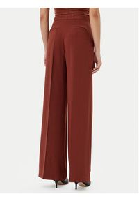 Pinko - PINKO Spodnie materiałowe Pergamino 100331 A213 Brązowy Regular Fit. Kolor: brązowy. Materiał: wiskoza