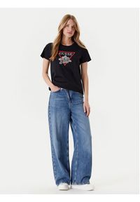 Guess T-Shirt W5YI38 I3Z14 Czarny Regular Fit. Kolor: czarny. Materiał: bawełna #4
