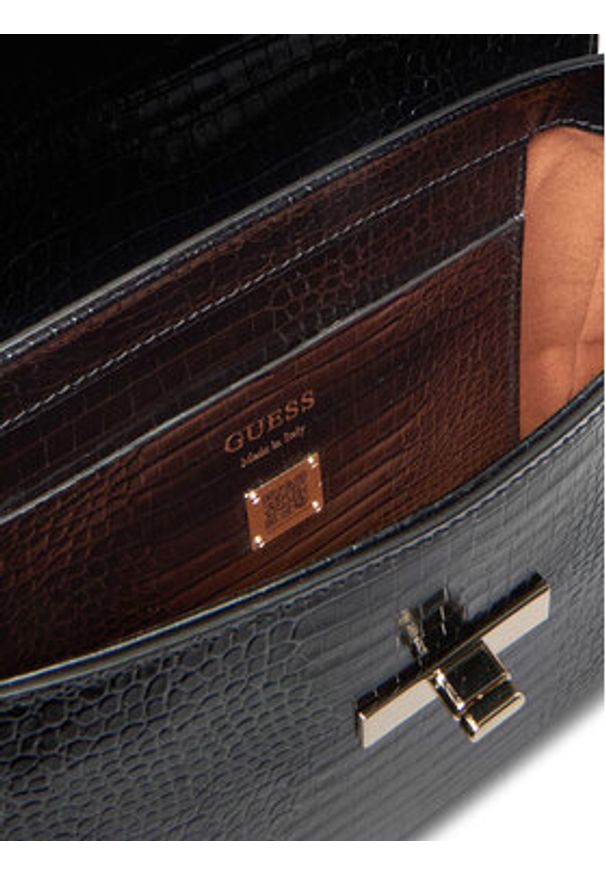 Guess Torebka HWAMPC L5476 Czarny. Kolor: czarny. Materiał: skórzane