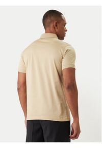 Karl Lagerfeld - KARL LAGERFELD Polo 745002 562200 Beżowy Regular Fit. Typ kołnierza: polo. Kolor: beżowy. Materiał: bawełna #4