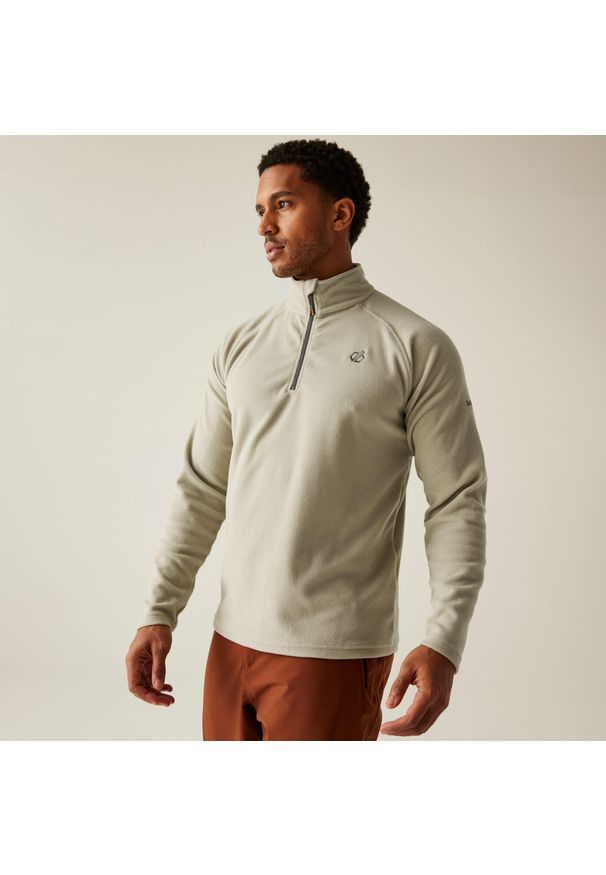 DARE 2B - Freethink II Męski polar narciarski z zamkiem błyskawicznym. Kolor: beżowy. Materiał: polar. Sezon: zima. Sport: narciarstwo