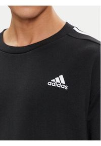 Adidas - adidas Bluza Essentials IC9317 Czarny Regular Fit. Kolor: czarny. Materiał: bawełna #4