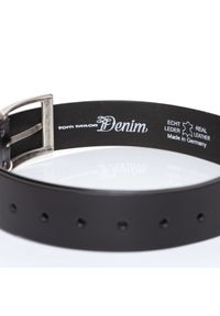 Tom Tailor - TOM TAILOR PASEK SKÓRZANY TM0184R01 791 40mm Gürtel Q.2647. Materiał: skóra. Wzór: paski. Styl: klasyczny #7