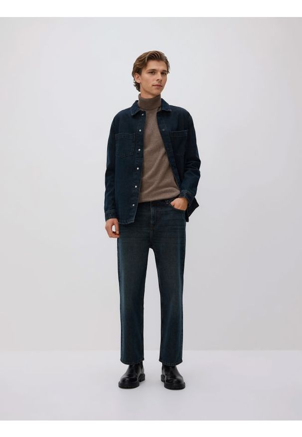 Reserved - Jeansy relaxed straight - indigo jeans