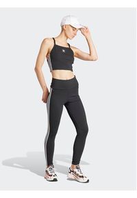 Adidas - adidas Legginsy 3-Stripes IP2968 Czarny Slim Fit. Kolor: czarny. Materiał: bawełna