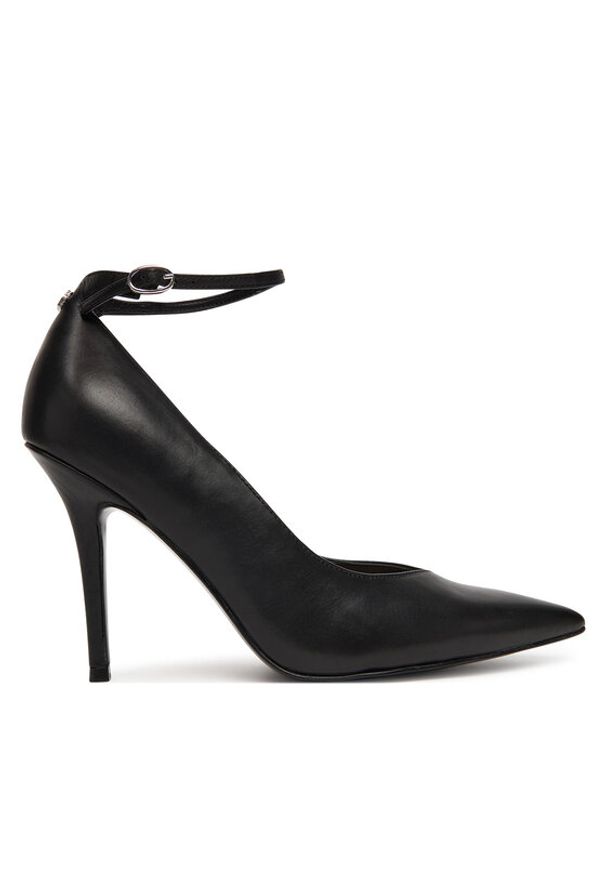 Guess Szpilki FLFNPR LEA08 Czarny. Kolor: czarny. Materiał: skóra. Obcas: na szpilce