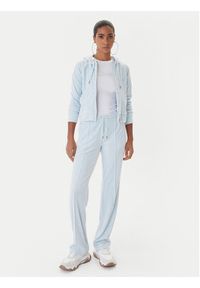 Juicy Couture Spodnie dresowe Tina JCWBJ225307 Błękitny Regular Fit. Kolor: niebieski. Materiał: syntetyk #2