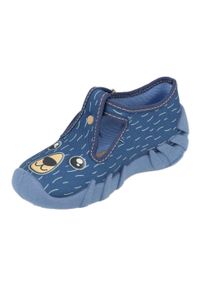 Befado obuwie dziecięce 110P439 granatowe niebieskie. Kolor: niebieski. Materiał: bawełna, tkanina #5