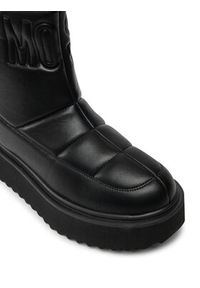 Love Moschino - LOVE MOSCHINO Botki JA24266I0LIE0000 Czarny. Kolor: czarny. Materiał: materiał
