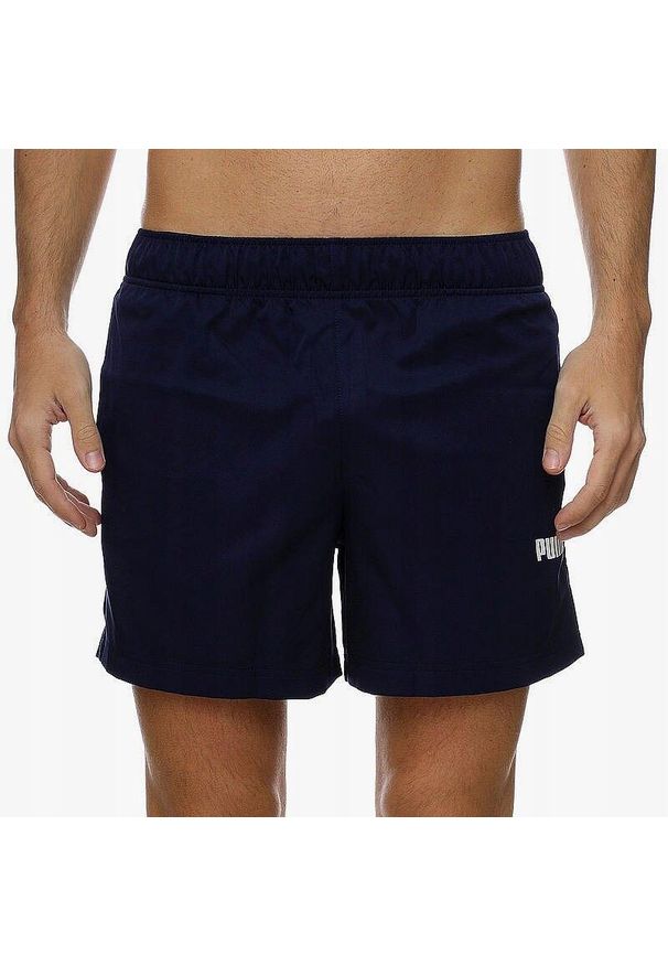 Szorty Sportowe Męskie Puma Ess Woven. Kolor: niebieski. Materiał: materiał. Długość: krótkie. Sezon: lato. Sport: fitness