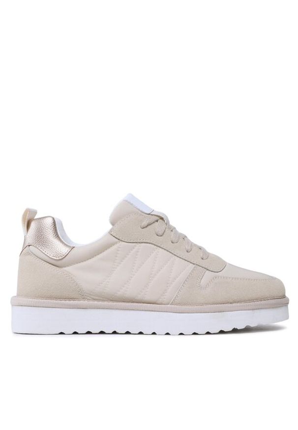 Clara Barson Sneakersy WS21182-01 Beżowy. Kolor: beżowy. Materiał: materiał
