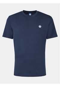 North Sails T-Shirt Bollo 692970 Granatowy Regular Fit. Kolor: niebieski. Materiał: bawełna #1