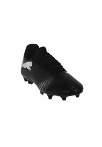 Buty piłkarskie męskie Puma Future 7 Play. Zapięcie: sznurówki. Kolor: czarny. Materiał: materiał, syntetyk. Szerokość cholewki: normalna. Sport: piłka nożna