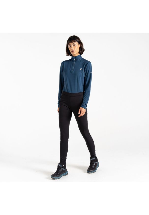 DARE 2B - Damskie legginsy trekkingowe Melodic II. Kolor: czarny. Materiał: materiał, softshell, żakard. Sezon: lato. Sport: turystyka piesza