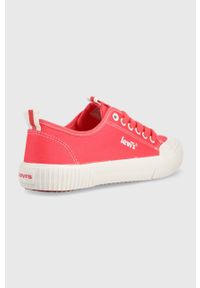 Levi's® - Levi's tenisówki dziecięce kolor różowy. Okazja: na spotkanie biznesowe. Nosek buta: okrągły. Zapięcie: sznurówki. Kolor: różowy. Materiał: włókno, guma. Styl: biznesowy #2