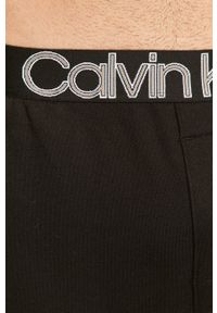 Calvin Klein Underwear - Spodnie piżamowe. Kolor: czarny. Materiał: bawełna, dzianina, elastan. Wzór: nadruk #3