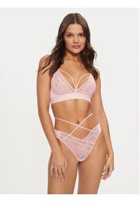 Hunkemöller Stringi Remi 300127 Różowy. Kolor: różowy. Materiał: syntetyk #3