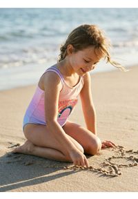 Sinsay - Jednoczęściowy strój kąpielowy na ramiączkach z cekinową aplikacją - wielobarwny. Wzór: aplikacja #1