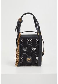 Pinko - Torebka damska Box Micro Vertical Shopper Jacquard PINKO #3