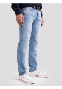 Big-Star - Jeansy męskie dopasowane jasnoniebieskie Terry Slim 252. Okazja: na co dzień. Stan: obniżony. Kolor: niebieski. Styl: casual #3