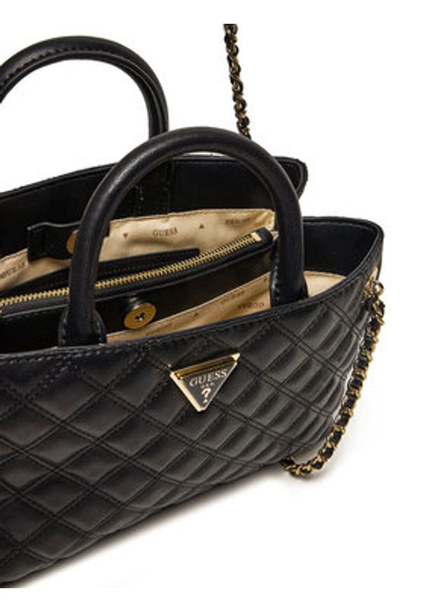 Guess Torebka HWQG87 48090 Czarny. Kolor: czarny. Materiał: skórzane