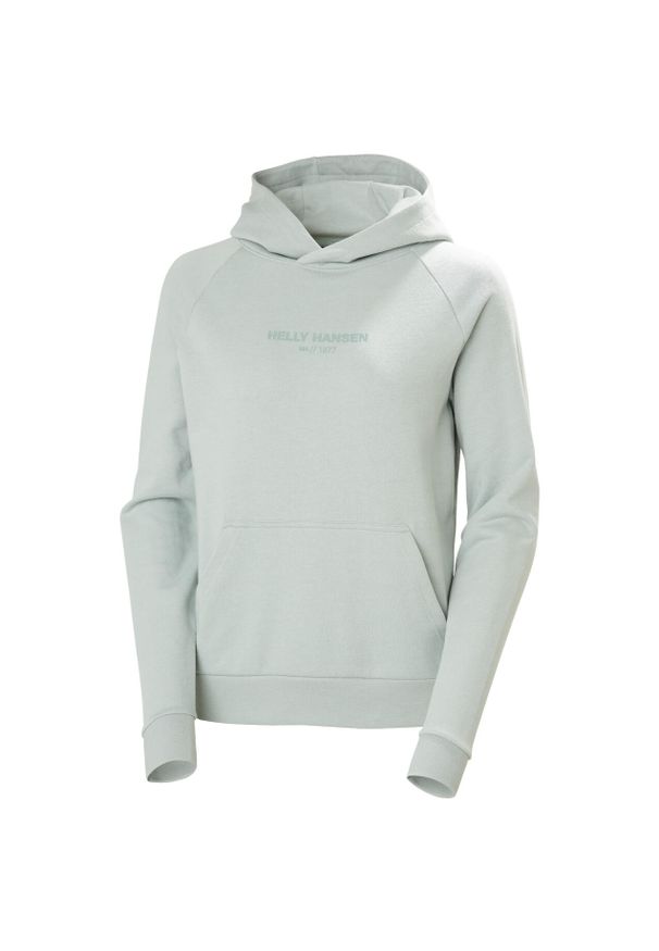Bluza damska Helly Hansen Core. Kolor: zielony. Materiał: bawełna