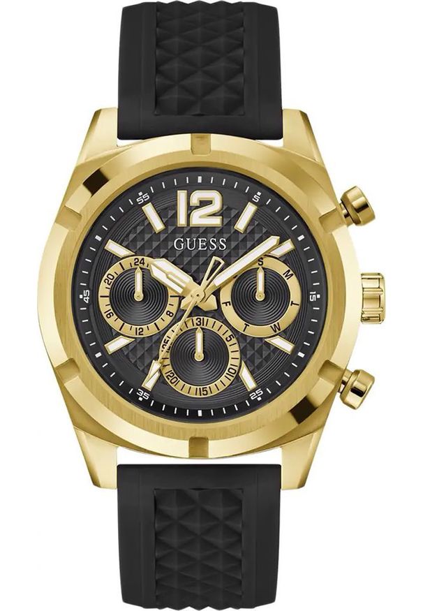 Zegarek Guess Zegarek męski Guess GW0729G2 czarny. Kolor: czarny
