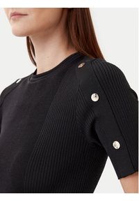 Motivi Sweter M5876000937N Czarny Slim Fit. Kolor: czarny. Materiał: syntetyk #5