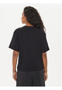 Guess T-Shirt W4YI14 JA914 Czarny Regular Fit. Kolor: czarny. Materiał: bawełna