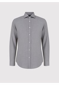 Pako Lorente - PAKO LORENTE – Szara koszula męska. Kolor: szary. Materiał: poliester, wiskoza, elastan. Długość rękawa: długi rękaw. Długość: długie #2
