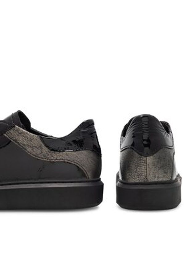 Sergio Bardi Sneakersy WI16-A1005-02SB Czarny. Kolor: czarny. Materiał: lakier, skóra