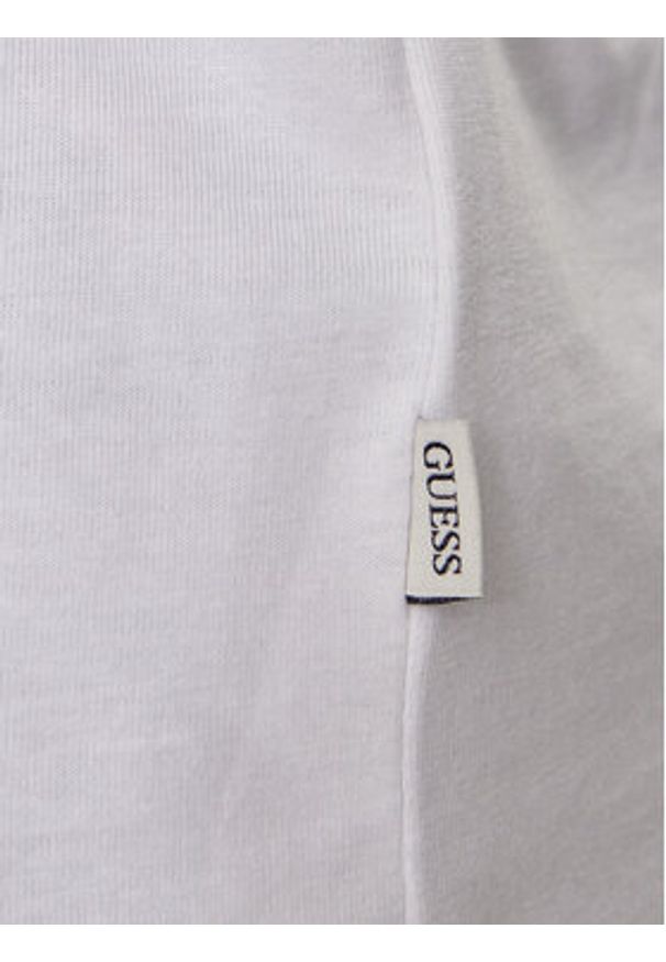 Guess Jeans T-Shirt M4YI42 K8FQ4 Biały Regular Fit. Kolor: biały. Materiał: bawełna