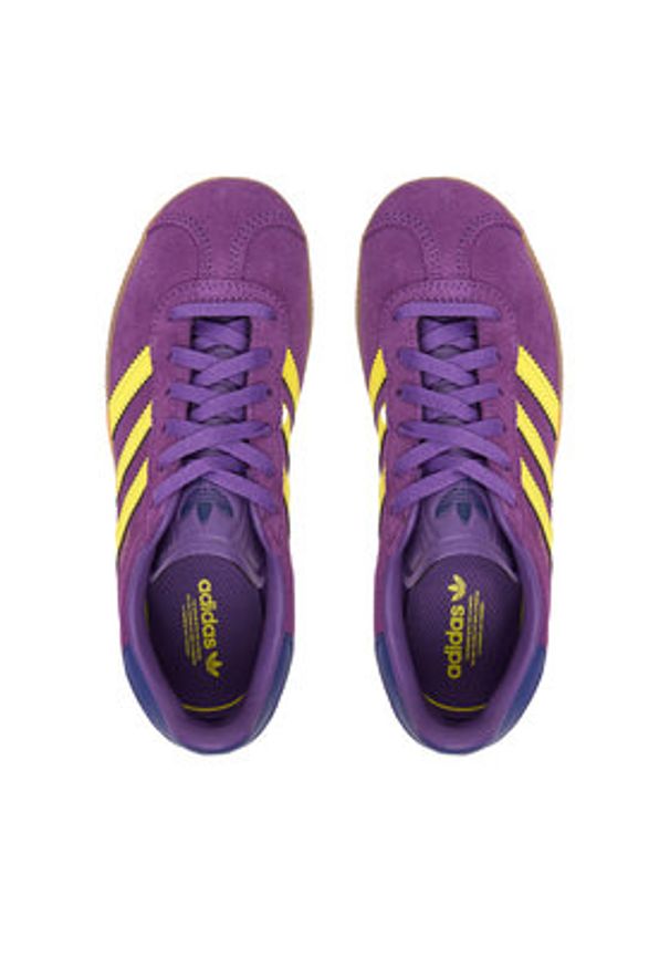 Adidas - adidas Sneakersy Gazelle JP7131 Fioletowy. Kolor: fioletowy. Materiał: zamsz, skóra. Model: Adidas Gazelle