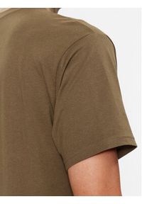 New Balance T-Shirt Essentials Stacked Logo Cotton Jersey Short Sleeve T-shirt MT31541 Brązowy Regular Fit. Kolor: brązowy. Materiał: bawełna #3