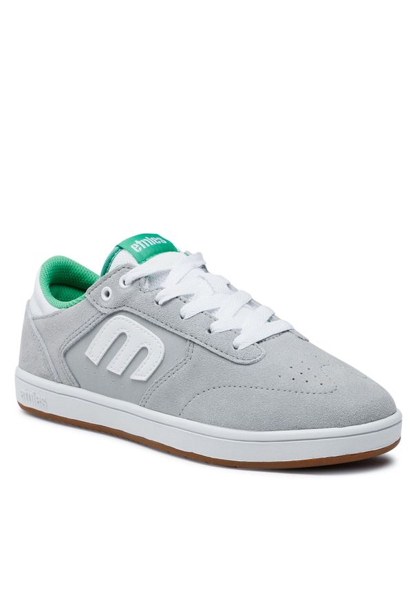 Sneakersy Etnies Windrow 4301000146 Grey/White/Green. Kolor: szary. Materiał: zamsz, skóra