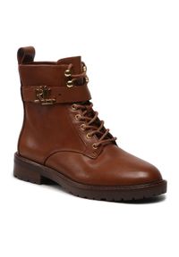 Lauren Ralph Lauren - LAUREN RALPH LAUREN Botki Elridge 802838413002 Brązowy. Kolor: brązowy. Materiał: skóra