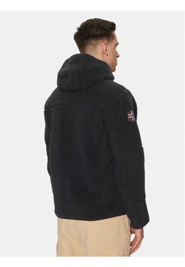 Napapijri Polar Yupik NP0A4GNS Czarny Regular Fit. Kolor: czarny. Materiał: syntetyk